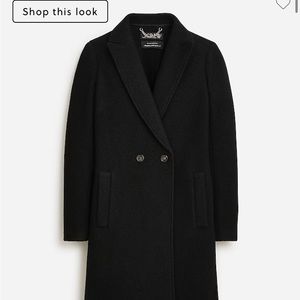 J Crew 16 Tall boiled wool Topcoat
